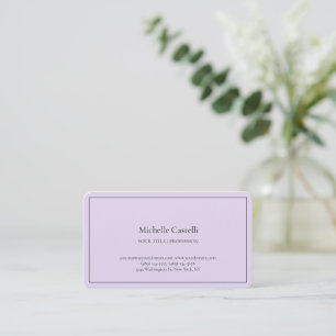 Tarjeta De Visita Seda Premium Profesional Única Clásica Simple