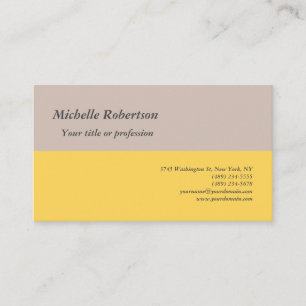 Tarjeta De Visita Seda Premium Simple Minimalista Llana