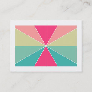 Tarjeta De Visita Segmentos de color 01 (bordeados)