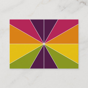 Tarjeta De Visita Segmentos de color 02