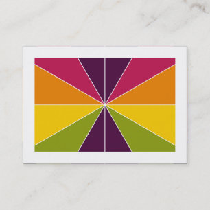 Tarjeta De Visita Segmentos de color 02 (bordeados)