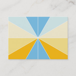 Tarjeta De Visita Segmentos de color 04