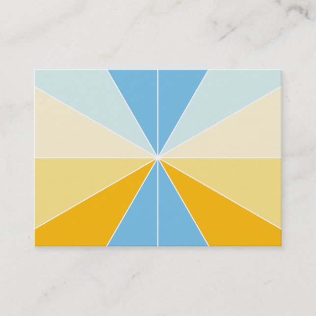 Tarjeta De Visita Segmentos de color 04 (Anverso)