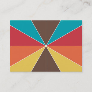 Tarjeta De Visita Segmentos de color 05