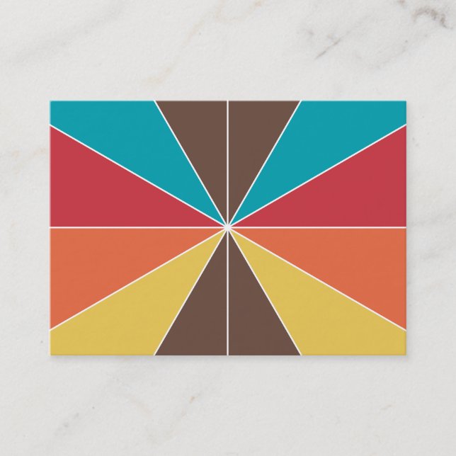 Tarjeta De Visita Segmentos de color 05 (Anverso)