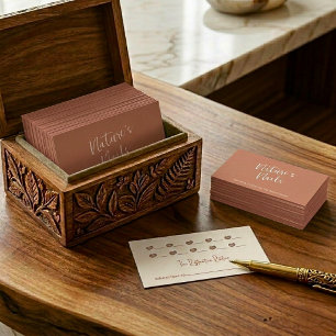 Tarjeta De Visita Seguimiento de Fidelidad de la Boutique de Uñas de