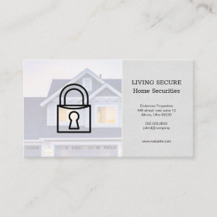 Tarjeta De Visita Seguridad residencial