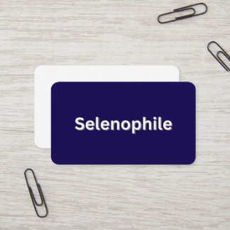 Tarjeta De Visita Selenophile Moon Lover