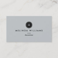 Sellador con logotipo botón moderno, costura, sast