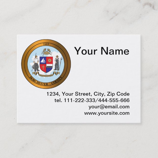 Tarjeta De Visita Sello de Dorchester (Anverso)