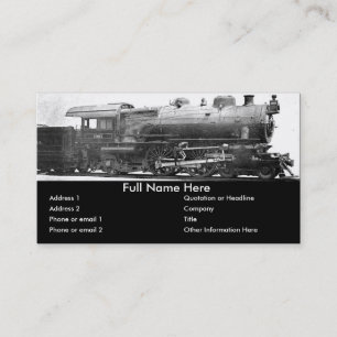 Tarjeta De Visita Señal de la fotografía del ferrocarril del vinta