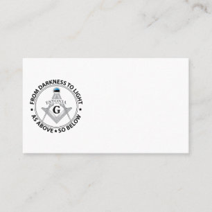 Tarjeta De Visita señal de la masonería de Estonia