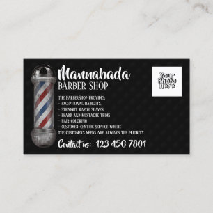 Tarjeta De Visita Señal de peluquería superpuesta tienda foto person