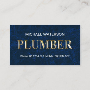Tarjeta De Visita Señal de plomo metálico brillante Grunge de agua a