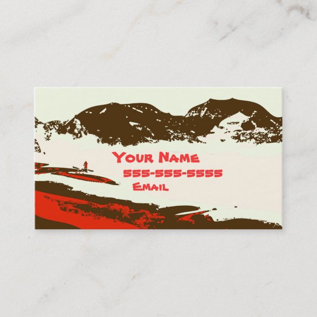 Tarjeta de visita sencilla (Anverso)