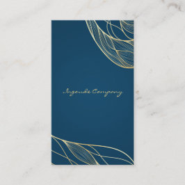 Tarjeta de visita sencilla con marca personalizado