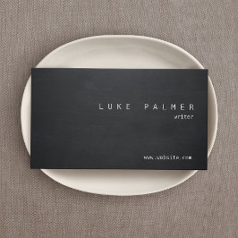 Tarjeta De Visita Sencilla pizarra rusa Guay