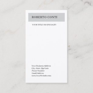 Tarjeta De Visita Sencilla seda Minimalista simple y moderna