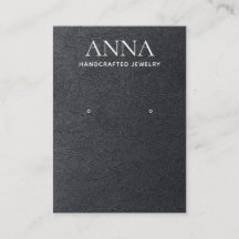 Sencilla y elegante pantalla de cuero negro