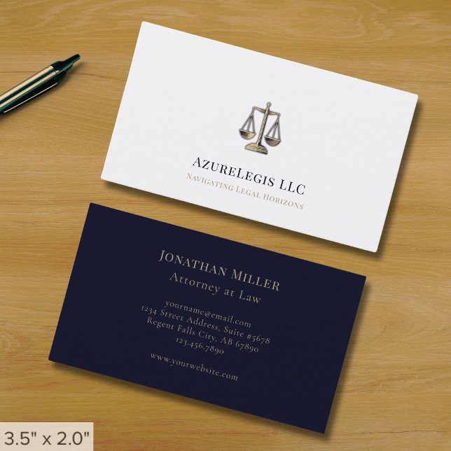 Tarjeta De Visita Sencillo bufete Minimalista (Subido por el creador)