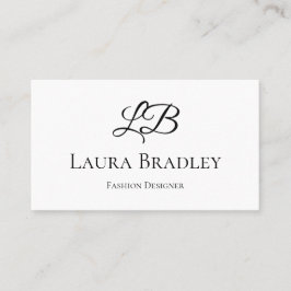 Tarjeta De Visita Sencillo elegante 