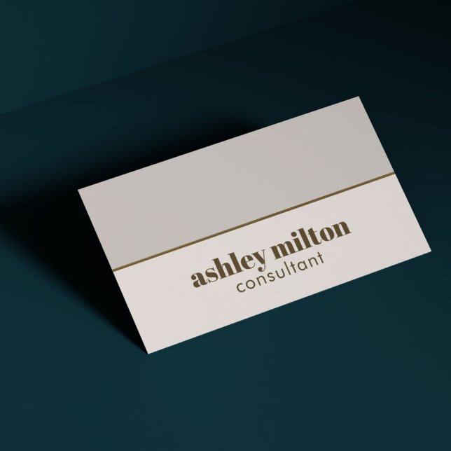 Tarjeta De Visita Sencillo elegante de la línea de cobre Faux Pastel (Subido por el creador)