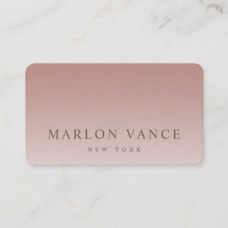 Tarjeta De Visita Sencillo Elegante Profesional