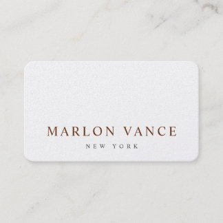 Tarjeta De Visita Sencillo Elegante Profesional