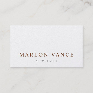 Tarjeta De Visita Sencillo Elegante Profesional