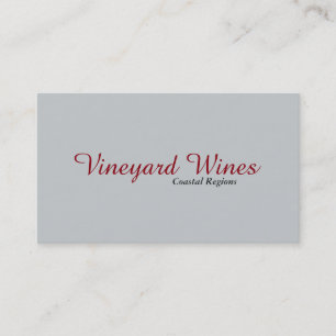 Tarjeta De Visita Sencillo (Gris Ceniza)