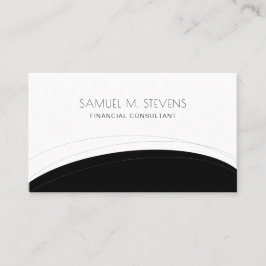 Tarjeta De Visita Sencillo masculino moderno profesional elegante ne