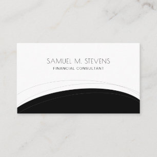 Tarjeta De Visita Sencillo masculino moderno profesional elegante ne