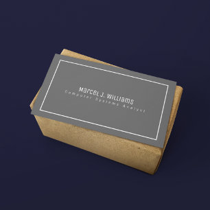 Tarjeta De Visita Sencillo Minimalista moderno e informativo profesi