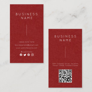 Tarjeta De Visita Sencillo Profesional Elegante Emplear Título de Tr