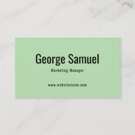 Tarjeta De Visita Sencillo Profesional Elegante Emplear Título de Tr