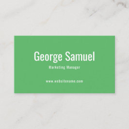 Tarjeta De Visita Sencillo Profesional Elegante Emplear Título de Tr