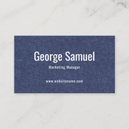 Tarjeta De Visita Sencillo Profesional Elegante Emplear Título de Tr