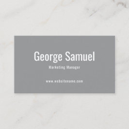 Tarjeta De Visita Sencillo Profesional Elegante Emplear Título de Tr