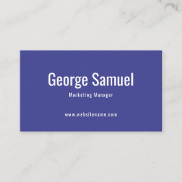 Tarjeta De Visita Sencillo Profesional Elegante Emplear Título de Tr