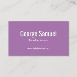 Tarjeta De Visita Sencillo Profesional Elegante Emplear Título de Tr