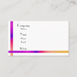 Tarjeta De Visita Sencillo y elegante