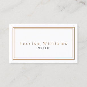 Tarjeta De Visita Sencillo y elegante