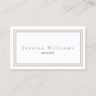 Tarjeta De Visita Sencillo y elegante