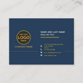 Tarjeta De Visita Sencillo y moderno color negro profesional añadir 