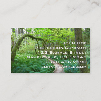 Tarjeta De Visita Sendero Ancient Groves en el Parque Nacional Olymp