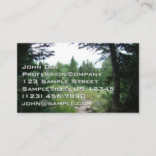 Tarjeta De Visita Sendero Grand Teton