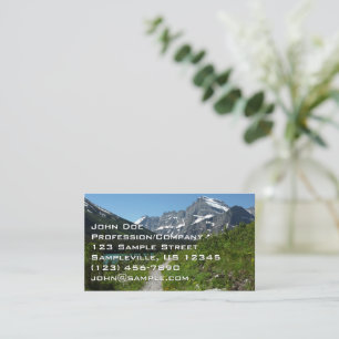 Tarjeta De Visita Sendero Josephine Lake con Monte Guild en Glacier