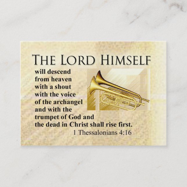 Tarjeta De Visita Señor Himself y se acerca rechoncho (Anverso)