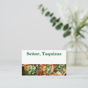 Tarjeta De Visita Señor Taquizas