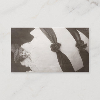 Tarjeta De Visita Señora del Huevo de Pascua Vintage